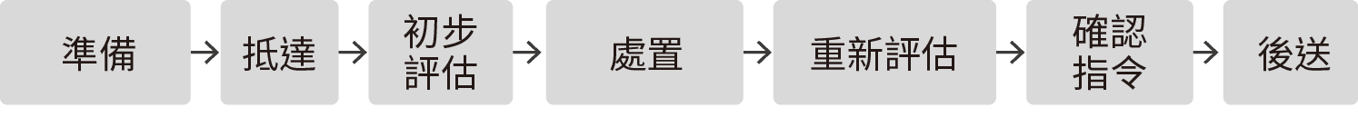 DCRS 的階段